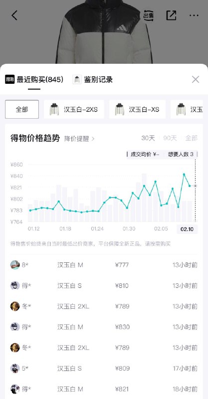 阿迪短款羽绒服有50礼金叠淘金币消费券到手630得物829货号：KC2482  ￥j09YUllT9yE// CZ7641 ②阿迪短款棉服领礼金50消费券到手585得物711货号：KS5954￥ShNtUll5T8T// AC01/ CZ4135 ③阿迪短款羽绒服 领礼金50消费券到手546得物686货号：KC2488  ￥iO33Ull5Pxr// AC01/ CZ5665