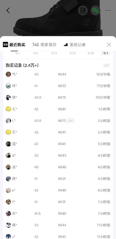 7号20点拉满 添柏岚大黑靴 19039W购物金到手542 得物冬季700秒卖 现在就有销量1️⃣领两张券1000-260